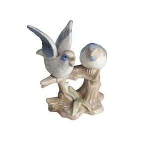 Vintage Otagiri Bluebird Ceramic Figurine On Branch